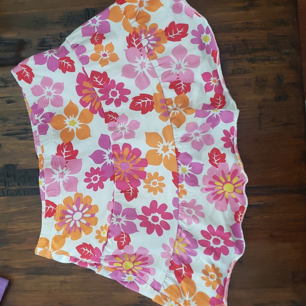 Floral and Butterfly Print Skirts With Liner Girl's Size 10 - Picture 4 of 14